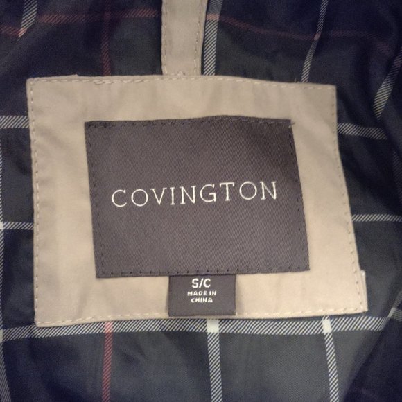 Covington Tan Men's Full Zip up Tan Jacket Size: Small - Picture 4 of 4